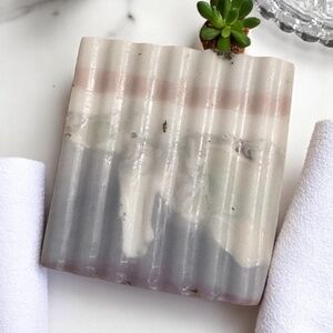 Muted Premium Bar Soap- H.E.M.P.Aloe Honey Beer Aromatic OOAK Luxury Slice